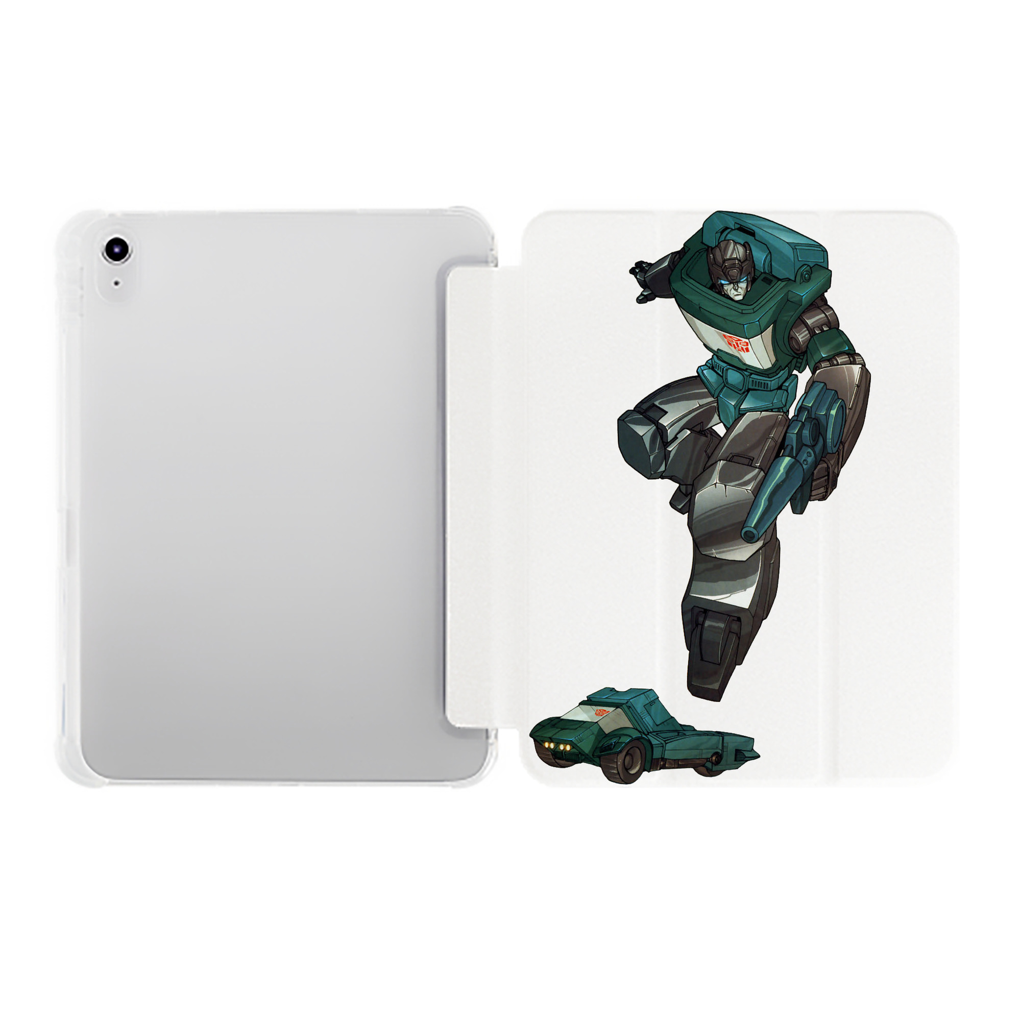 （画像用）  IPad ケース ペン収納付き 三つ折りスタンド PUレザー×シリコン 対応機種9.5/10.5/10.9インチ
